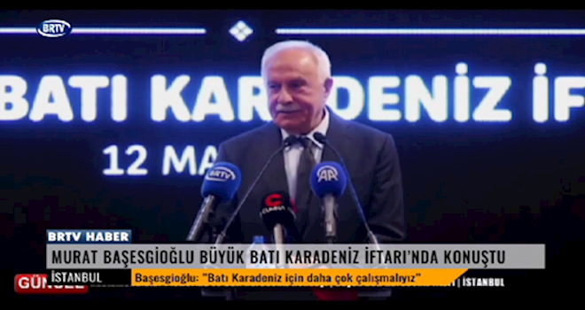 BRTV - The Great Western Black Sea Community Iftar - Murat Başesgioğlu